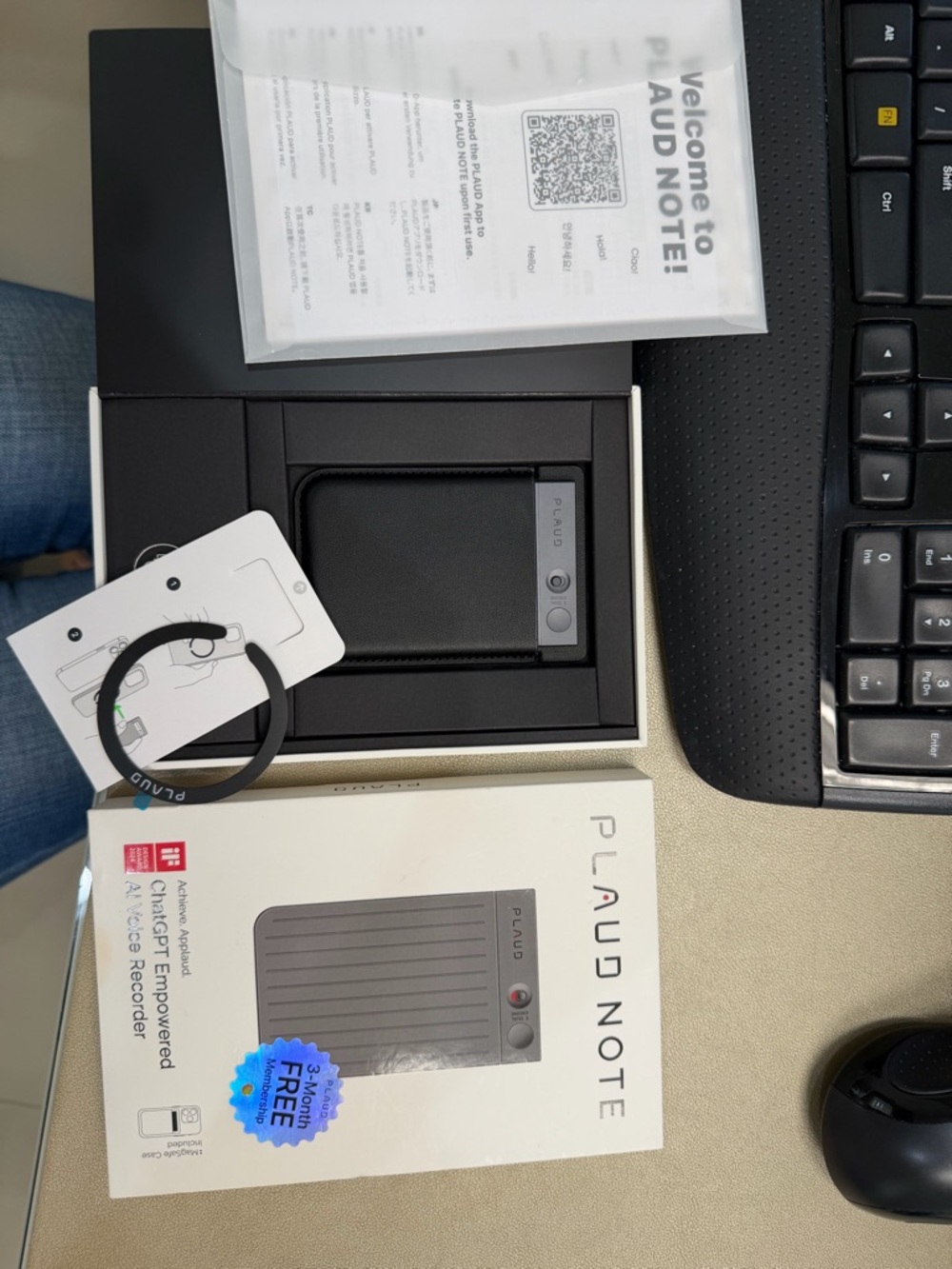 Note AI Voice Recorder — Gray - Picture 2 of 4